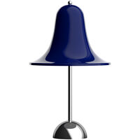 Pantop Bordlampe Bærbar Ø18 Krom / Night Blue