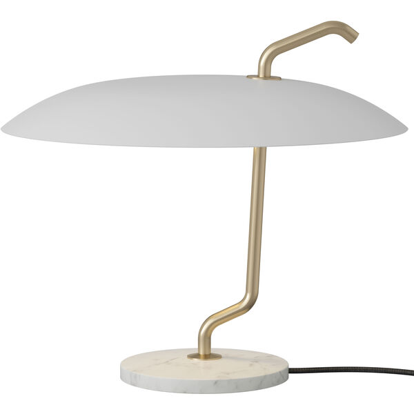 Model 537 Bordlampe Messing / Hvid