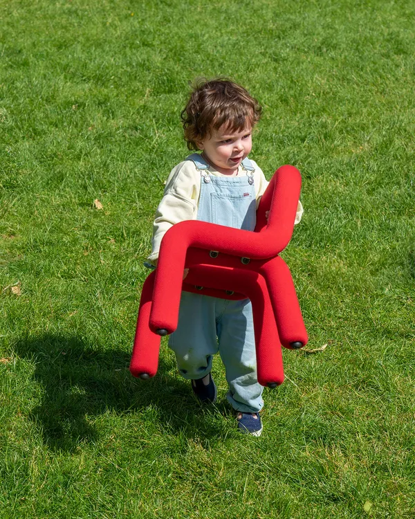 Mini Bold Barnestol Rød