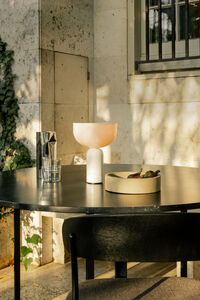 Kizu Bordlampe Bærbar White Marble