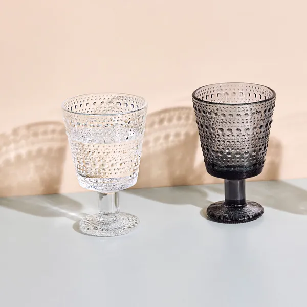 Kastehelmi Universal Glass 26 cl 2 Pcs Grey