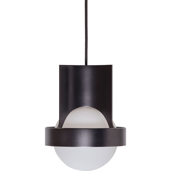 Loop Single Ceiling Lamp with Sphere IV Dark Grey
