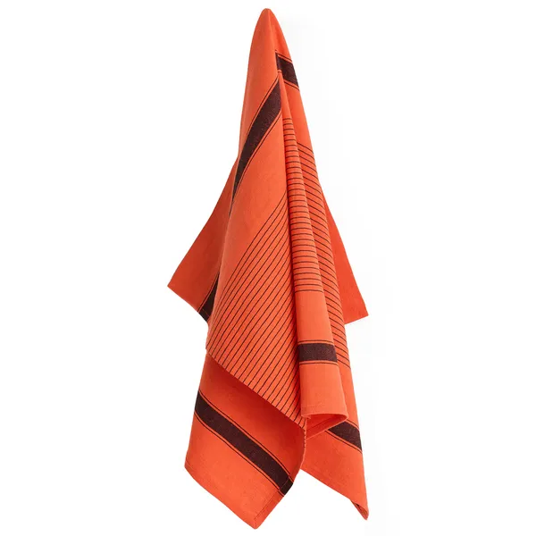 Linear Viskestykke 52x80 cm Warm Red
