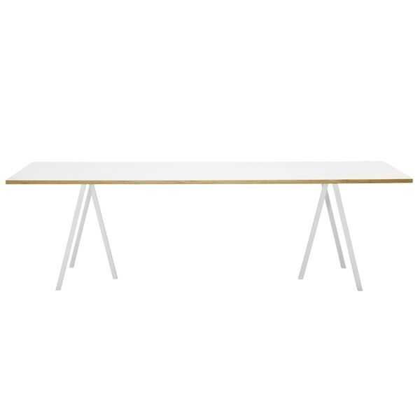 Loop Stand Bord 250 cm Laminat / Hvidt