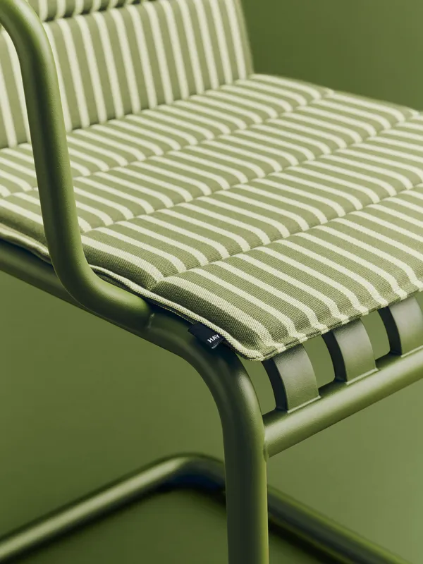 Terrazza Folding Seat Cushion 82x40 cm Olive bold stripe