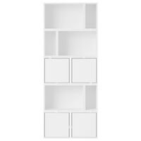 Stacked Configuration 8 Kirjahylly Valkoinen