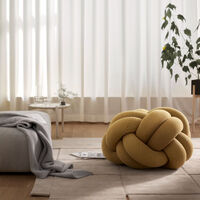 Knot Pude XL Gul