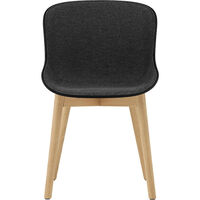 Hyg Stol Polstret Front Mørkegrå / Eik