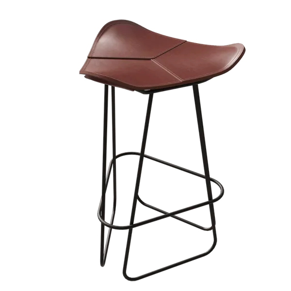 Pampa Barstol 82 cm Sort / Eik