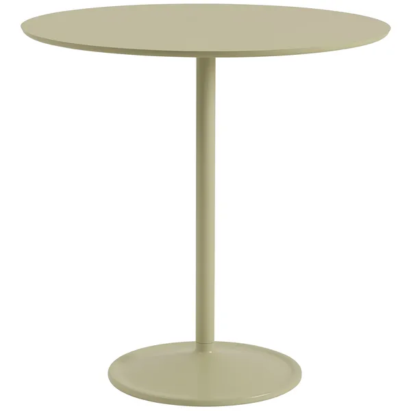 Soft Barbord Ø95x95 cm Mørkoljet Eik / Sort