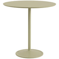 Soft Barbord Ø95x95 cm Mørkoljet Eik / Sort