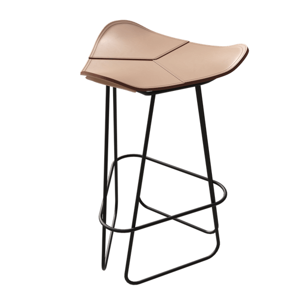 Pampa Barstol 82 cm Sort / Crude Nature