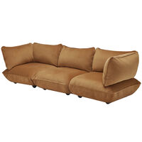 Sumo 4-Sitssoffa Sammet Almond
