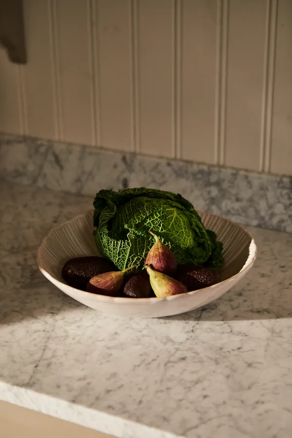 Daisy Salatskål 35 cm Cremefarvet