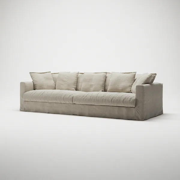 Le Grand Air 4-Personers Sofa Hør Natural Blonde