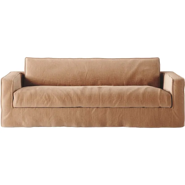 Betræk Til Loom Nest 3-Personers Sofa Linne Taupe
