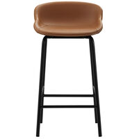 Hyg Barstol 65 cm Brandy Læder / Sort