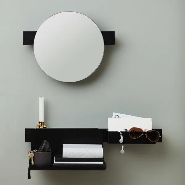 Flex Sidebord Til Magnetisk Hylle Svart