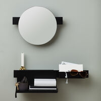 Flex Sidebord Til Magnetisk Hylle Svart