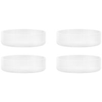 Ripple Serveringsskål 4-pk Frosted