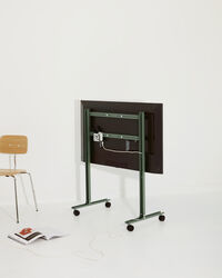 Straight Rollin' Tv Stand Mossy Green