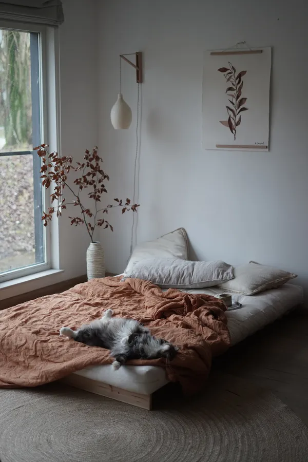 Roots 140 Sovesofa Med Madras Raw / Naturlig