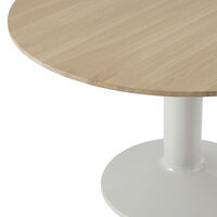 Midst Spisebord Ø120 cm Oljet Eik / Grå