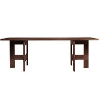 Farmhouse Spisebord L220 cm Mørkbejdset Eg