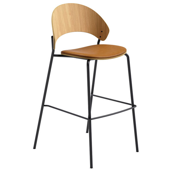 Dosina Baarijakkara 65 cm Tammi / Konjakinruskea Nahka