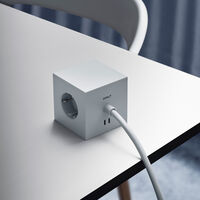 Square 1 Jatkojohto USB-C:llä / Magneetti 3 m Gotland Grey