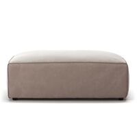 Grand Fotskammel Fløyel Dusk Beige