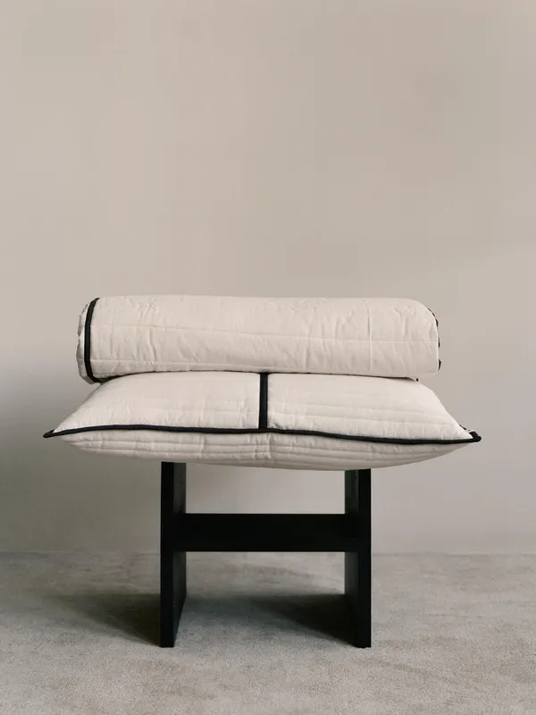 Vari Pute 60x80 cm Naturlig / Dark Chocolate
