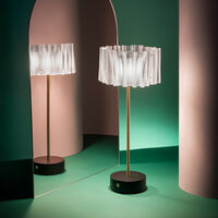 Accordéon Battery Bordlampe Bærbar Sort / Prisma