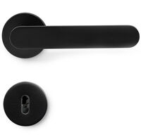 Vibe Plain Dørhåndtag Med Nøgleplade Dark Bronze