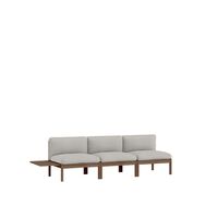 Modular 3-Seters Sofa Med Sidebord Røkt Eik/Autumn 101