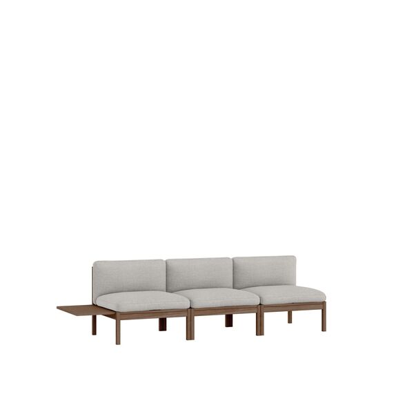 Modular 3-Seters Sofa Med Sidebord Røkt Eik/Autumn 101