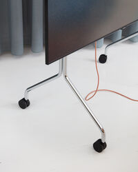 Moon Rollin' Tv Stand Chrome