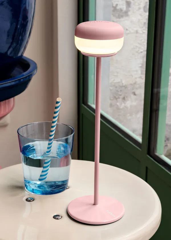 Cheerio Portabel Lampe Soft Pink