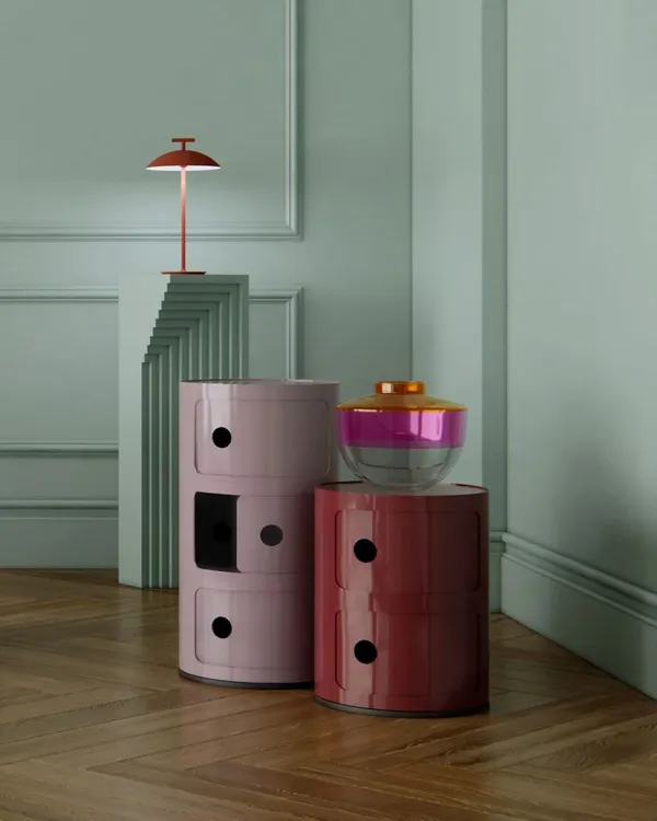 Componibili Classic Förvaring Med 3 Fack Mauve