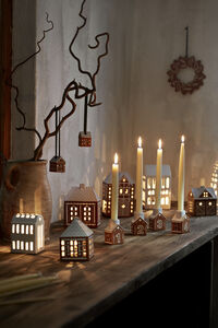 Gingerbread Adventsljusstake H75 cm
