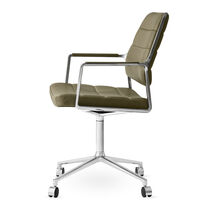 455 Drejestol Med hjul Bosco Leather