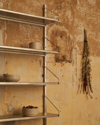 Library Hylde 108x825 cm Rustfrit Stål