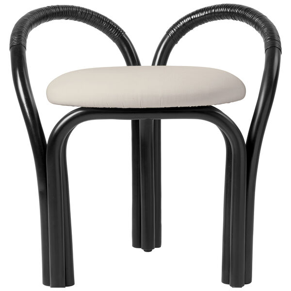 Bistra Taburet Ebony / Fustagno 001