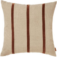Senti Stripe Pyntepude 50x50 cm Carob Brown