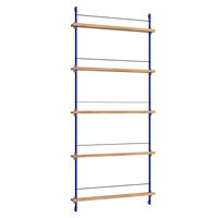Magazine Hylla 85x188 cm Ek/Djupblå