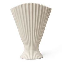 Fountain Vase Offwhite