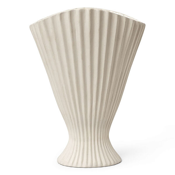 Fountain Vase Offwhite
