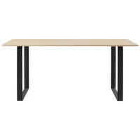 70/70 Bord 85x170 cm Egefiner / Sort