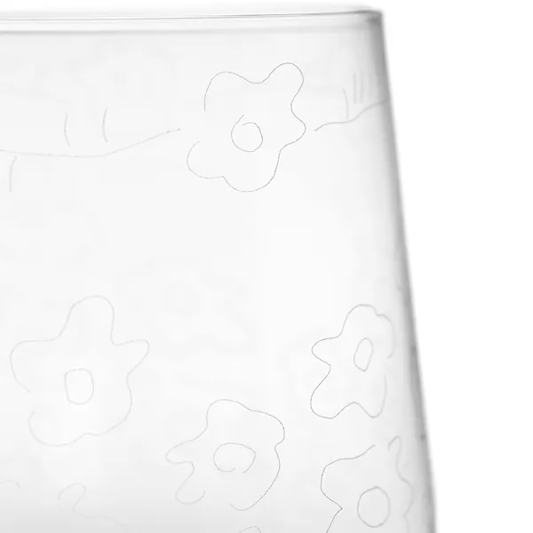 Midnight Flowers Glas 45 cl Transparent