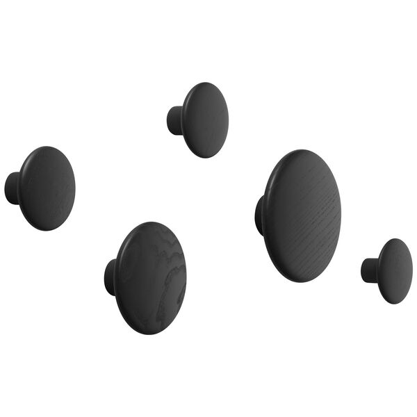 Dots Wood Kroker Tre 5-pk Sort